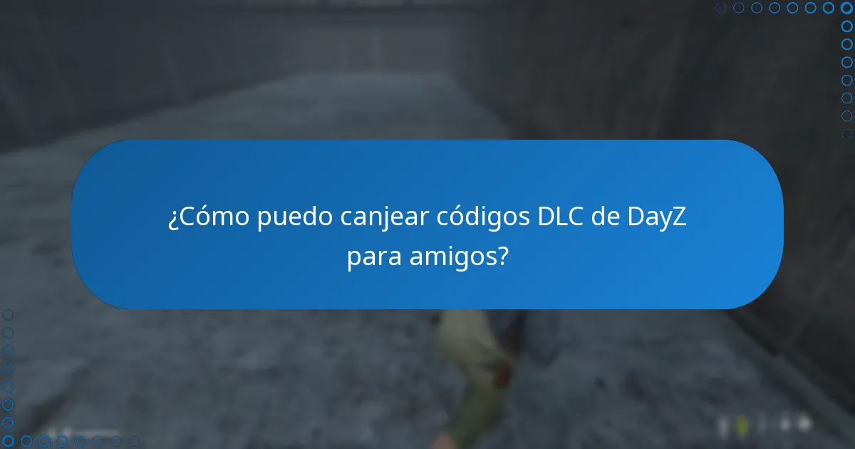 ¿Cuáles son las opciones de regalo para códigos DLC de DayZ?