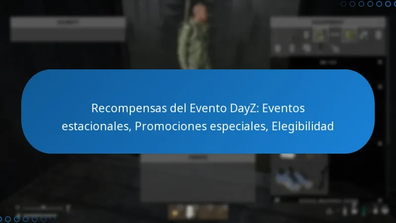 Recompensas del Evento DayZ: Eventos estacionales, Promociones especiales, Elegibilidad